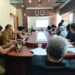Audiensi HMI Cabang Garut di DPRD Komisi I. (Feri/Radar Garut)