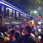 Tangkapan Layar di Tiktok Saat Kepulangan Jemaah Haji Asal Garut. (Istimewa)