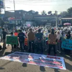 Aliansi Magatu Lakukan Aksi Damai Program MBG di Kantor Bupati Garut. (Rizka/Radar Garut)