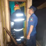 Rumah Permanen Terbakar Api di Pakenjeng, Garut. (Istimewa)