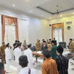 Bupati Garut lantik 3 Kepala Desa Pergantian Antar Waktu (PAW) jadi Definitif. (Rizka/Radar Garut)