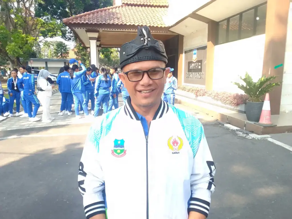 Ketua Askab PSSI Garut, Amar Komarudin. (Ale/Radar Garut)