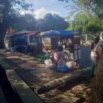 PKL yang berada di Area Kantor Bupati Garut / Pemda . (Ale/Radar Garut)