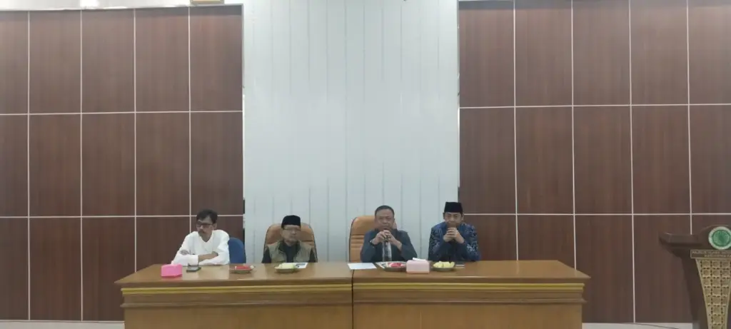 Ketua dan Tim Anggota Panitia Seleksi Calon Pimpinan BAZNAS Garut periode 2026-2031. (Ale/Radar Garut)