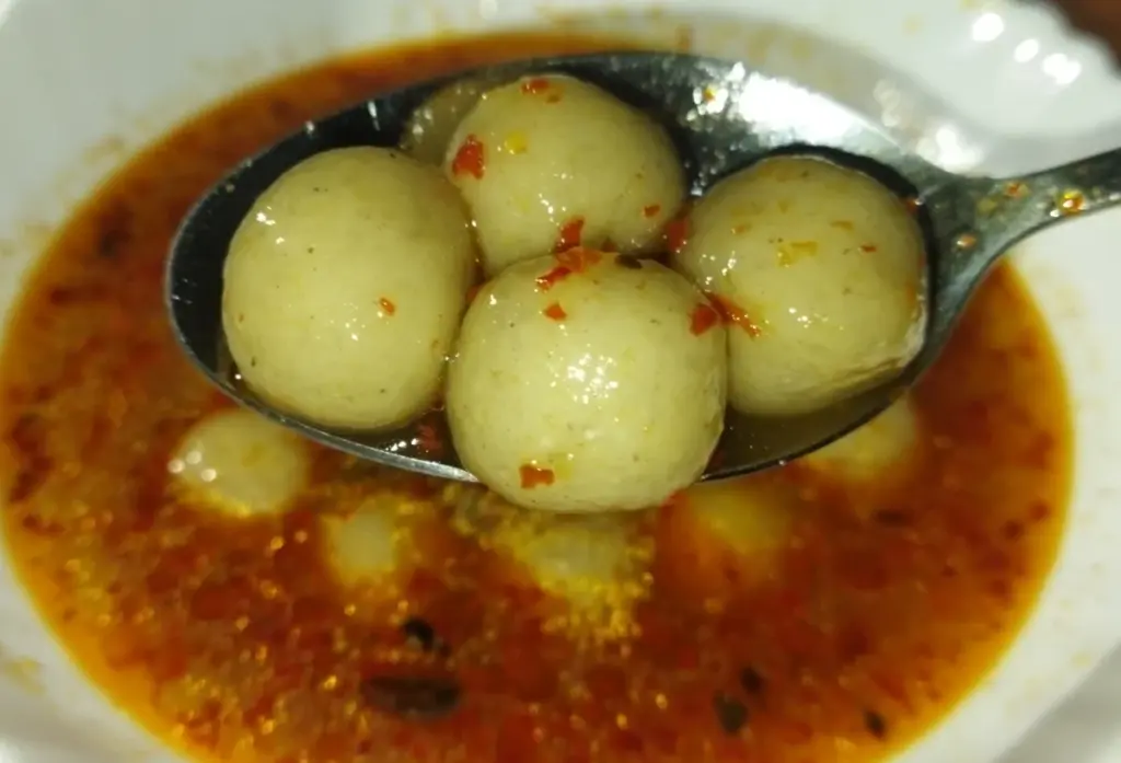 Makanan Baso Aci Kuliner Khas Garut. (Rizki/Radar Garut)