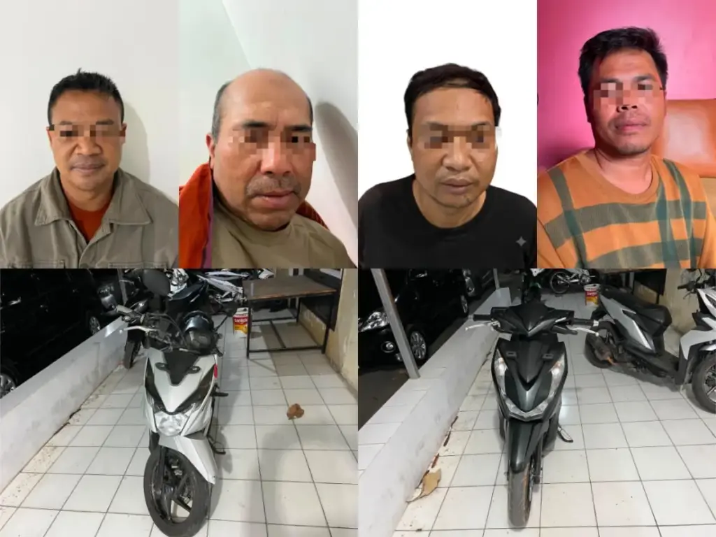 Polisi Tangkap 4 Pengeroyok Petugas Perlintasan Kereta Api di Leuwigoong istimewa