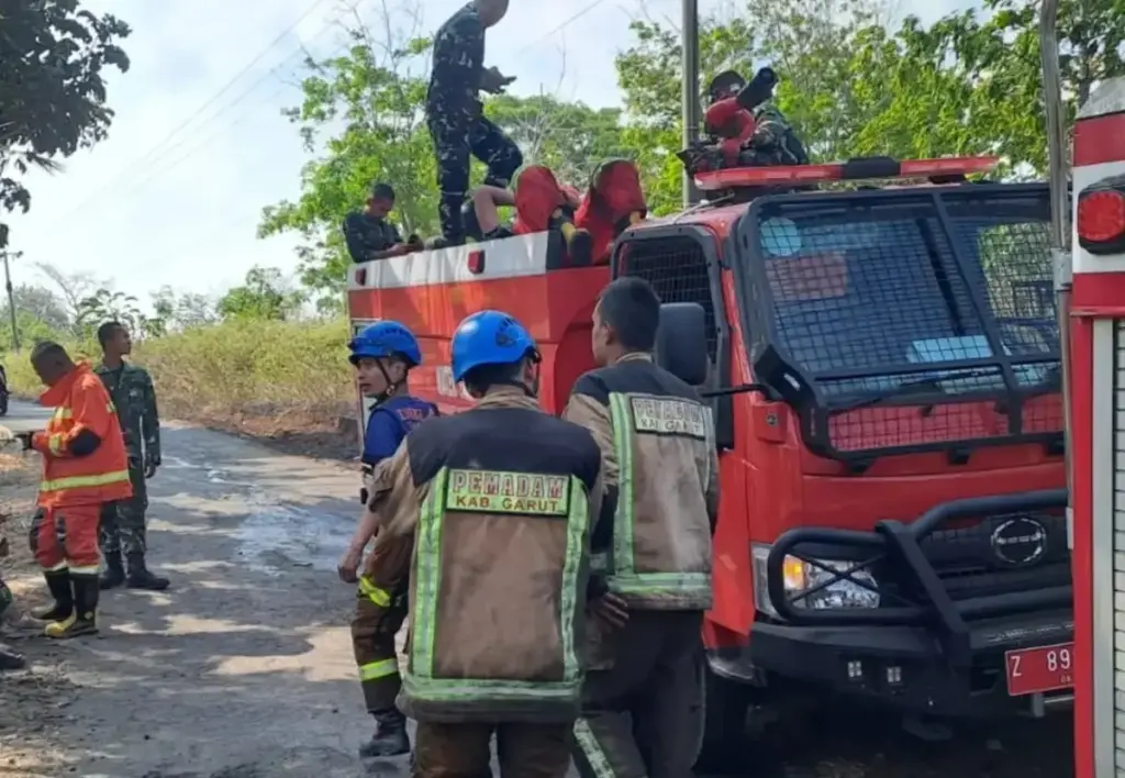 Api Lahap Lahan Pertanian Seluas 2 Hektar Di Cibalong, Sebabkan Kerugian Material Besar (Istimewa)