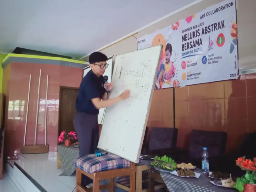 Tak Harus Jago Menggambar! STIT Qurrota A'yun, PGRI, dan PGTKI Cilawu Berkolaborasi istimewa