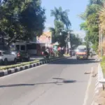 Jalan Pembangunan yang rencana nya akan dialihkan statusnya menjadi Jalan Provinsi. (Ale/Radar Garut)