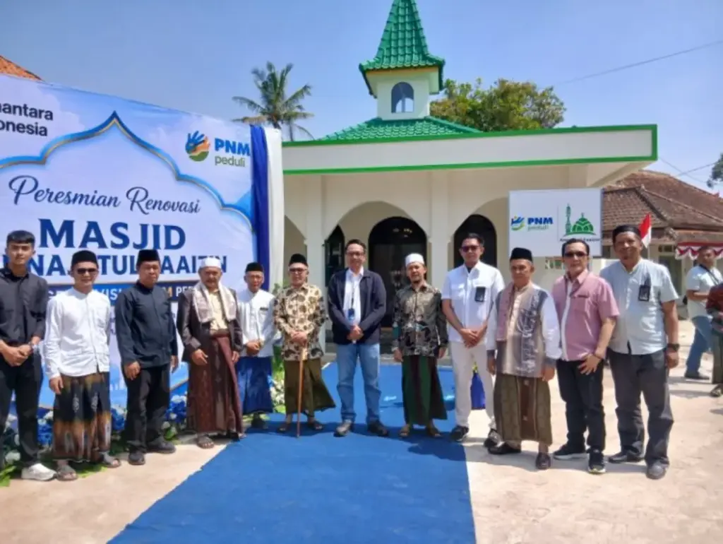 PNM Peduli Renovasi Masjid Annajatul Faizin, Dukung Aktivitas Santri dan Masyarakat istimewa