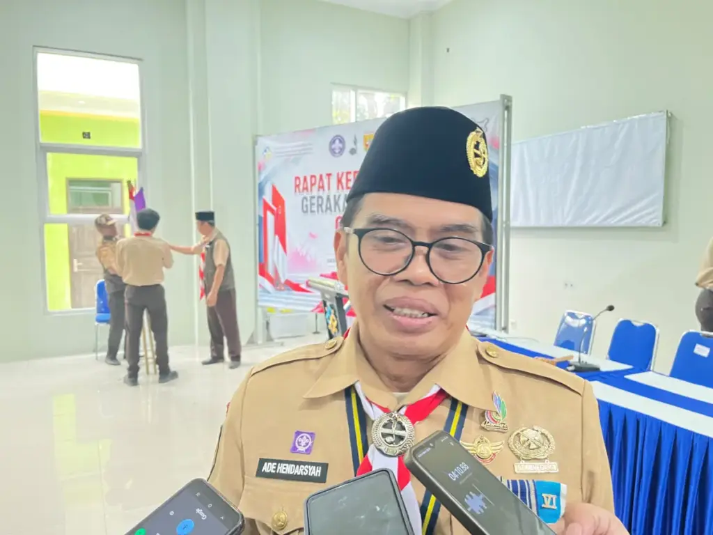 Kwarcab Garut Nilai Pramuka Jadi Solusi Anak Kecanduan Gadget dan Bisa Tingkatkan Moral Ketua Kwarcab Kabupaten Garut, Ade Hendarsyah. (Rizka/Radar Garut)