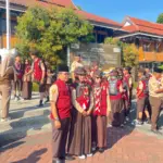 Kontingen Garut akan berangkat ke Jambore Nasional ke 12 di Cibubur, Jakarta. (Rizka/Radar Garut)