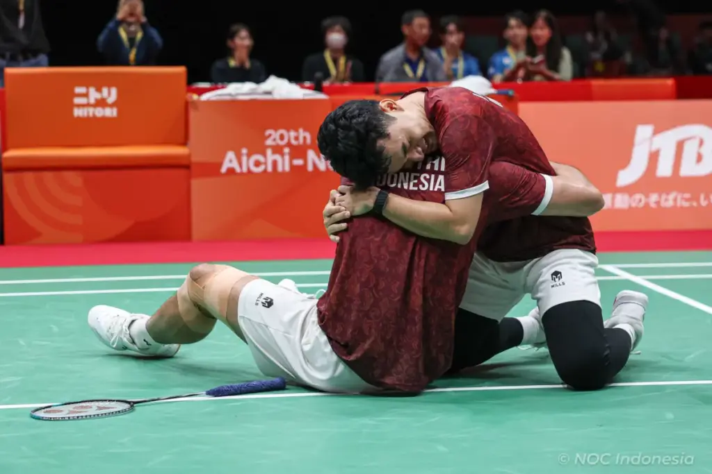 Leo/Daniel Sabet Emas Usai Tampil Impresif di Nagoya, Kado Untuk Indonesia (Disways)