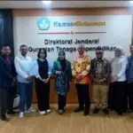 Pertemuan Sekda Garut, Kepala BKD dan Fagar dengan Dirjen GTK. (Istimewa)