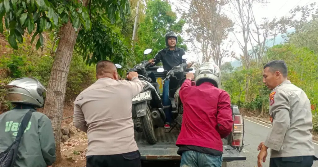Saat Motor Mogok di Tanjakan Kopi, Call Center 110 Jadi Jalan Datangnya Pertolongan istimewa