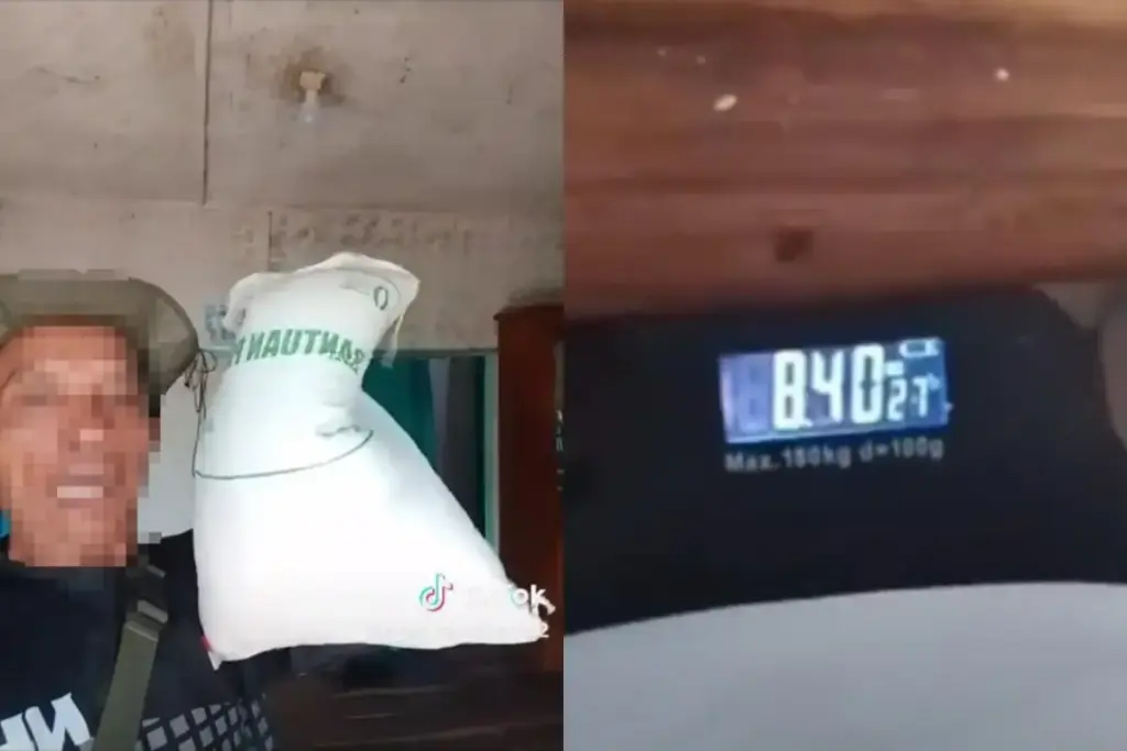 Viral, Warga Garut Keluhkan Berat Beras Bantuan Tak Sesuai Takaran, Diduga Ada Bekas Coblosan Radar Garut
