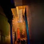 Rumah Semi Permanen Hangus Terbakar Api di Dayeuh Handap, Kecamatan Garut Kota. (Istimewa)