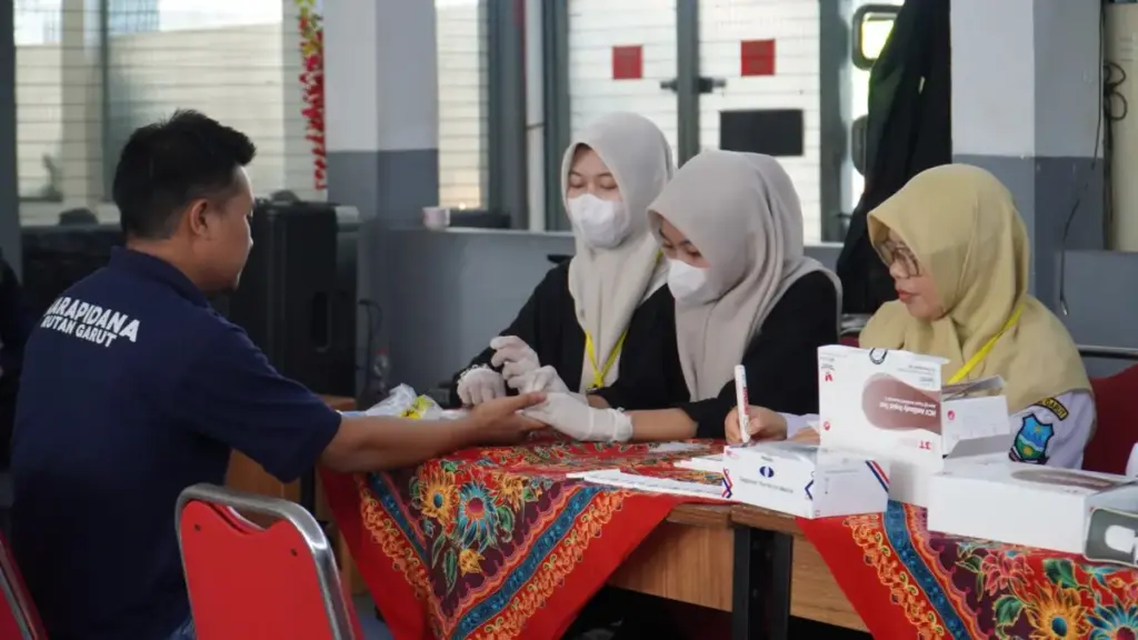 Deteksi Dini Penyakit Menular, Rutan Garut Periksa Puluhan Warga Binaan istimewa