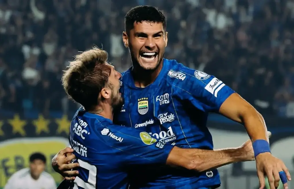 Persib Bandung Ungguli Persik Kediri Dengan Skor Tipis 1-0 (Instagram Official Persib/radargarut.id)