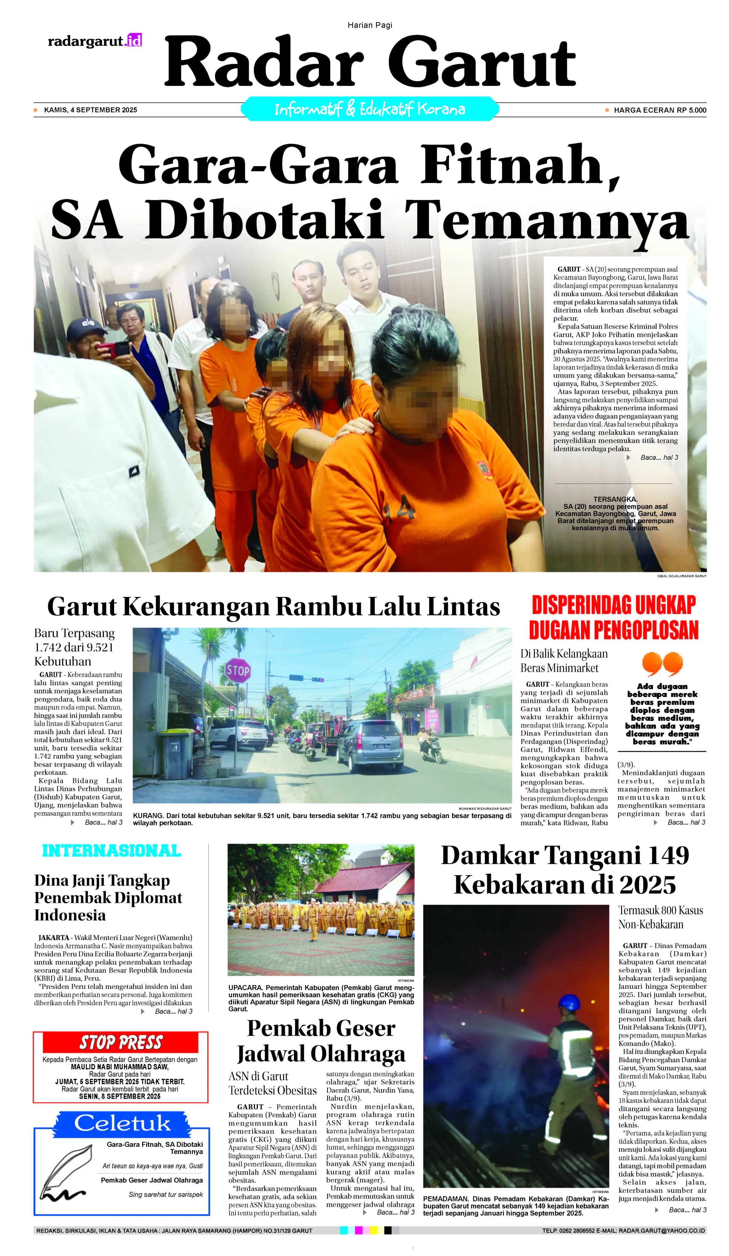 KAMIS, 4 SEPTEMBER 1 HL