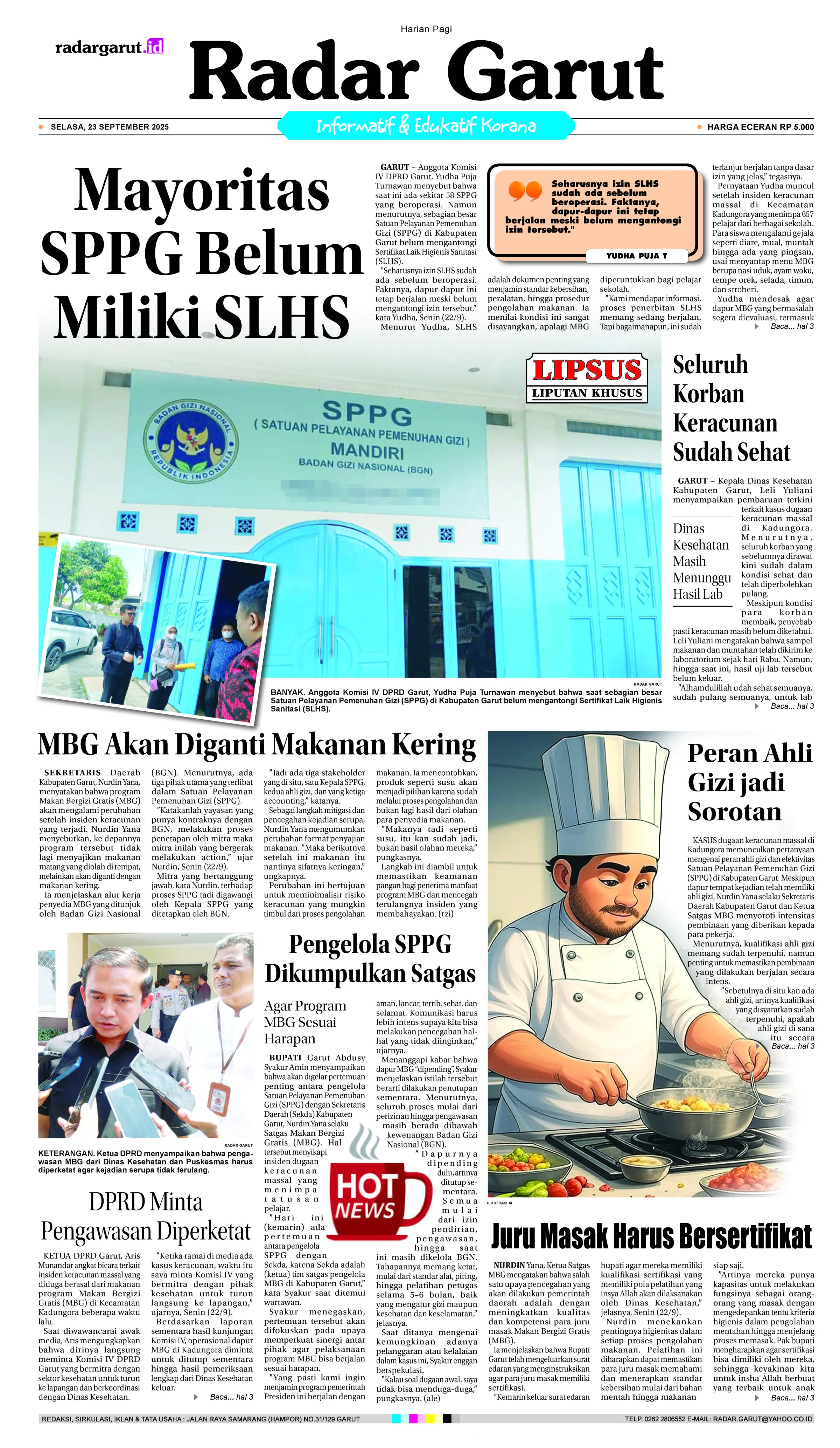SELASA, 23 SEPTEMBER 1 HL