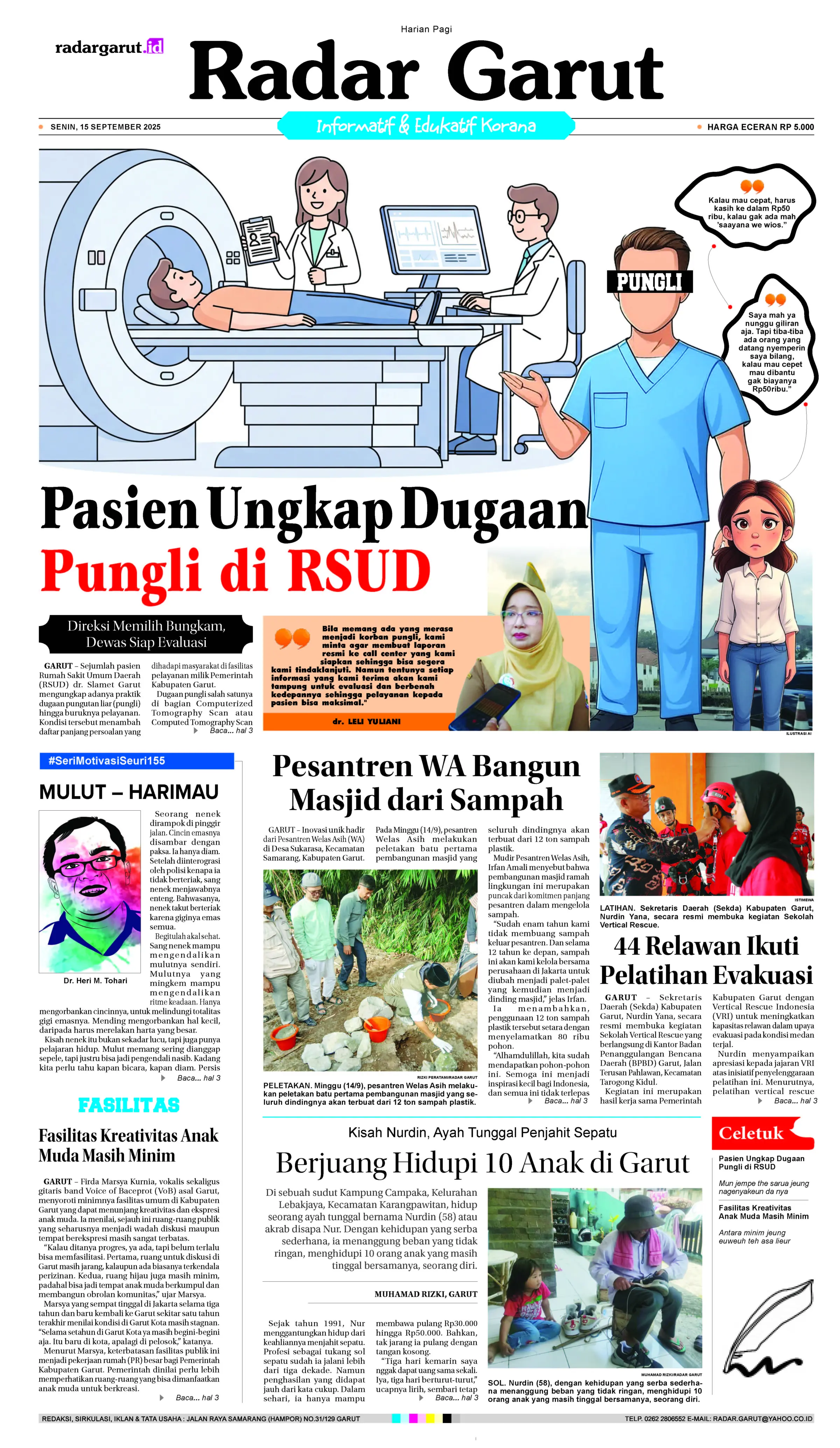 SENIN, 15 SEPTEMBER 1 HL