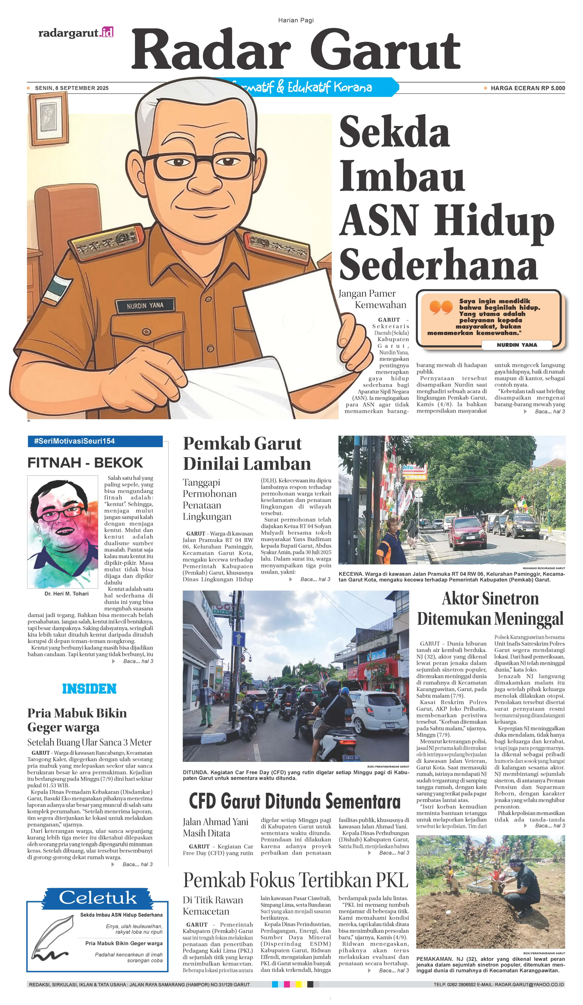 SENIN, 8 SEPTEMBER 1 HL