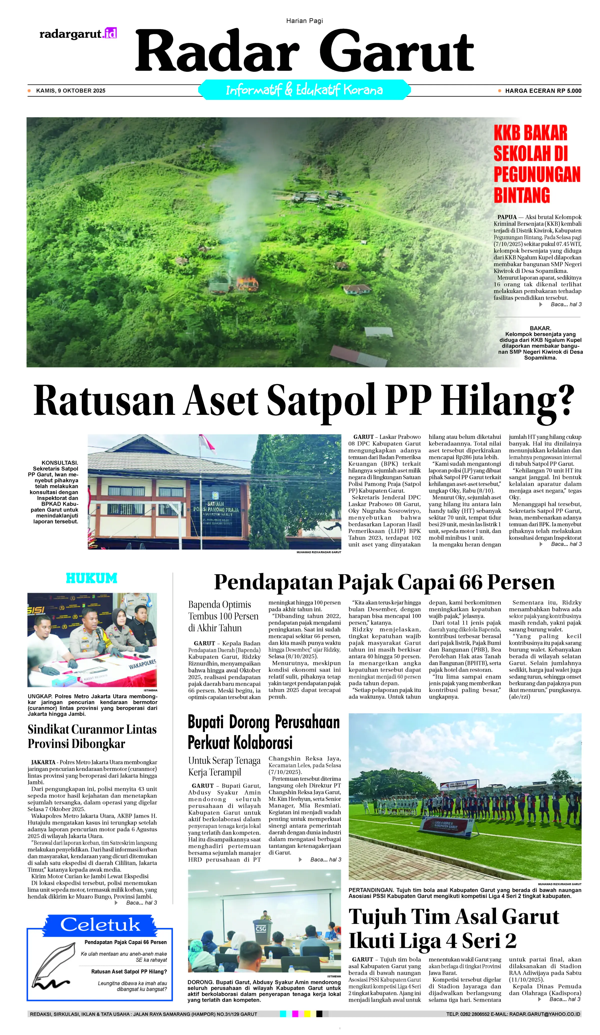 KAMIS, 9 OKTOBER 1 HL