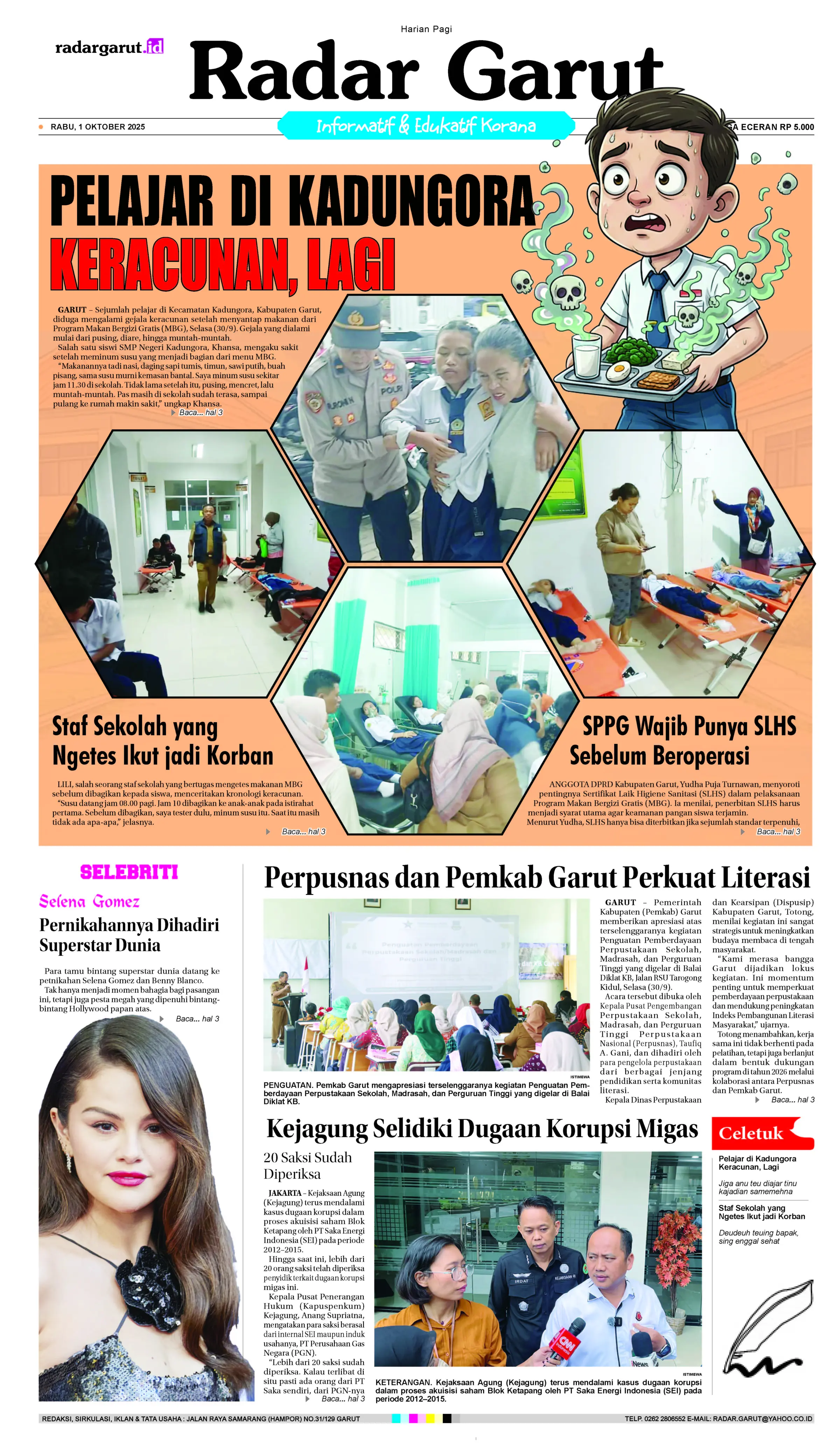 RABU, 1 OKTOBER 1 HL
