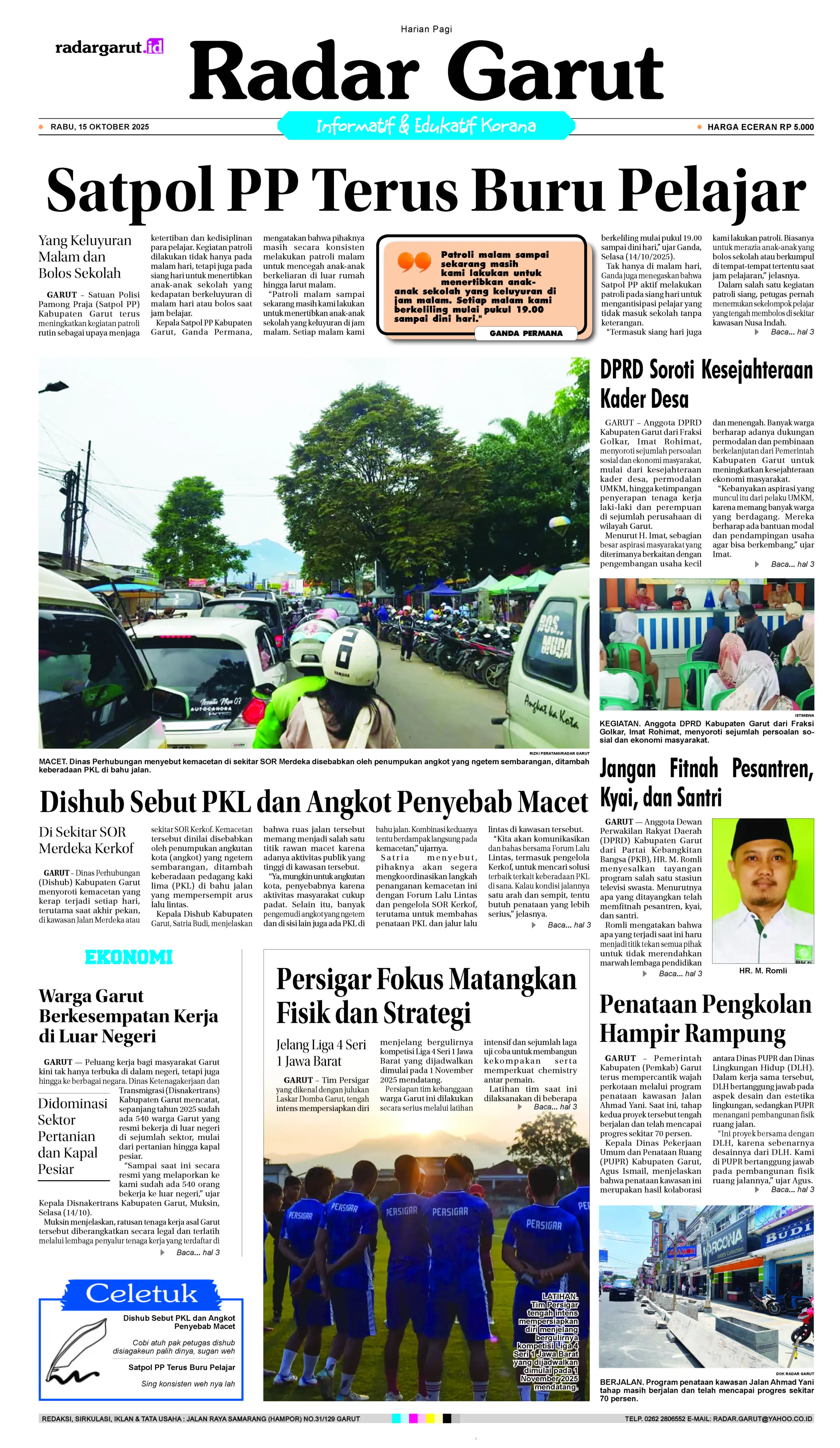 RABU, 15 OKTOBER 1 HL