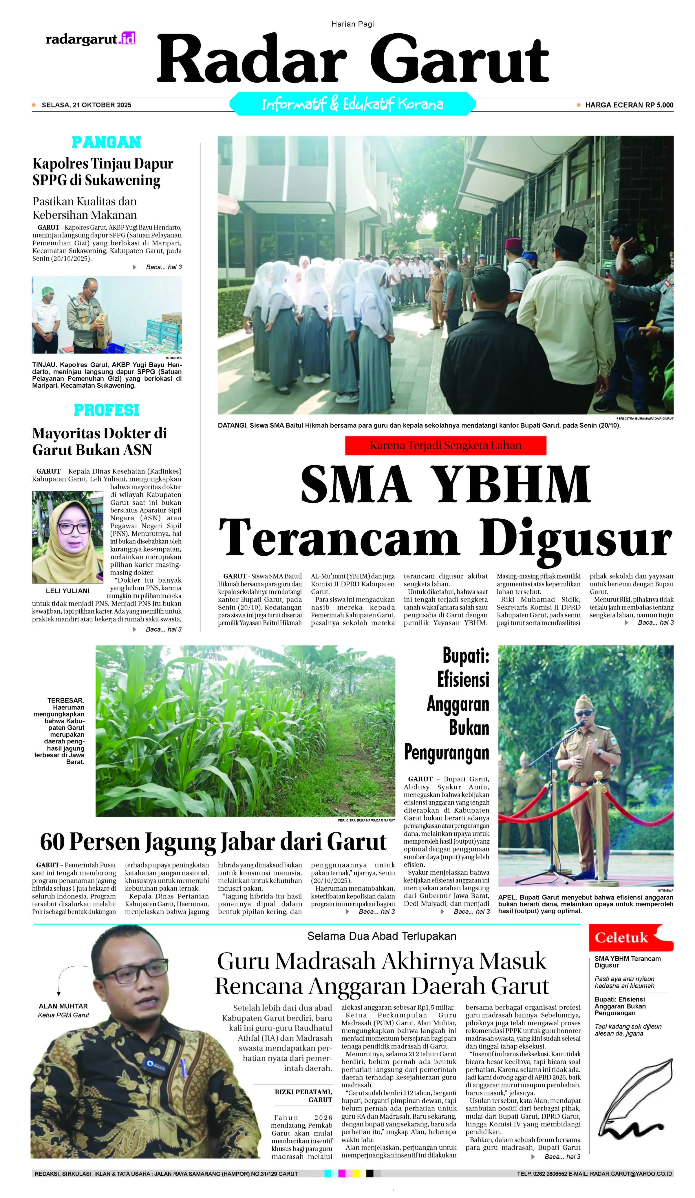 SELASA, 21 OKTOBER 1 HL