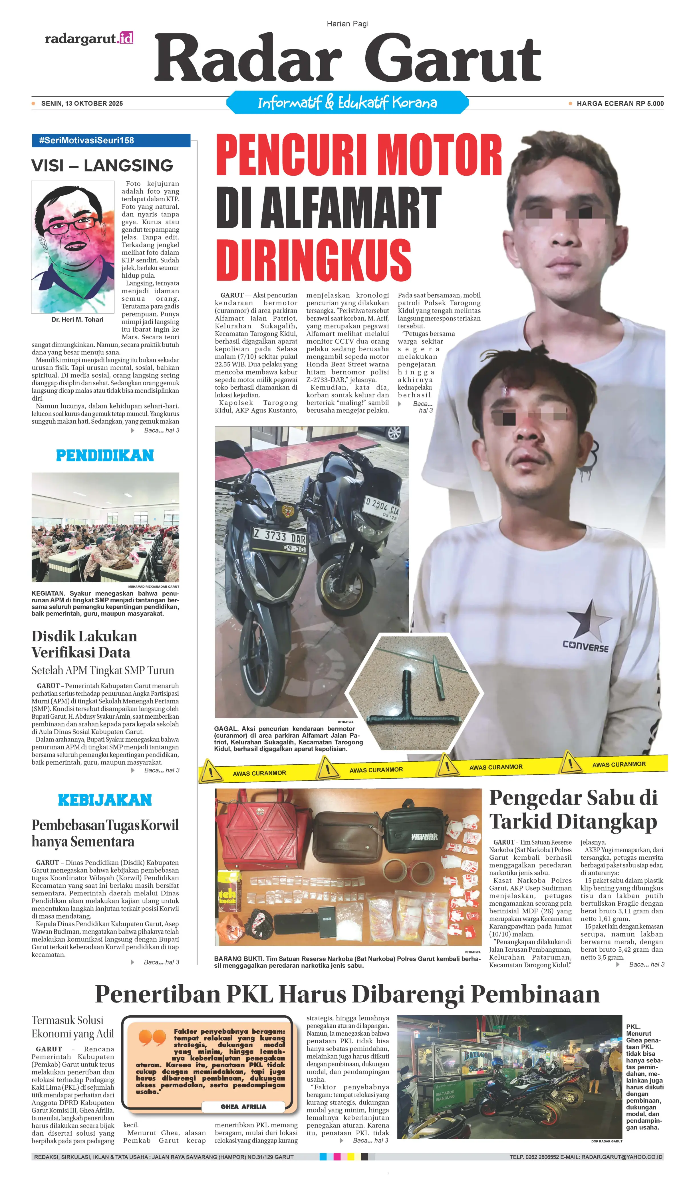 SENIN, 13 OKTOBER 1 HL