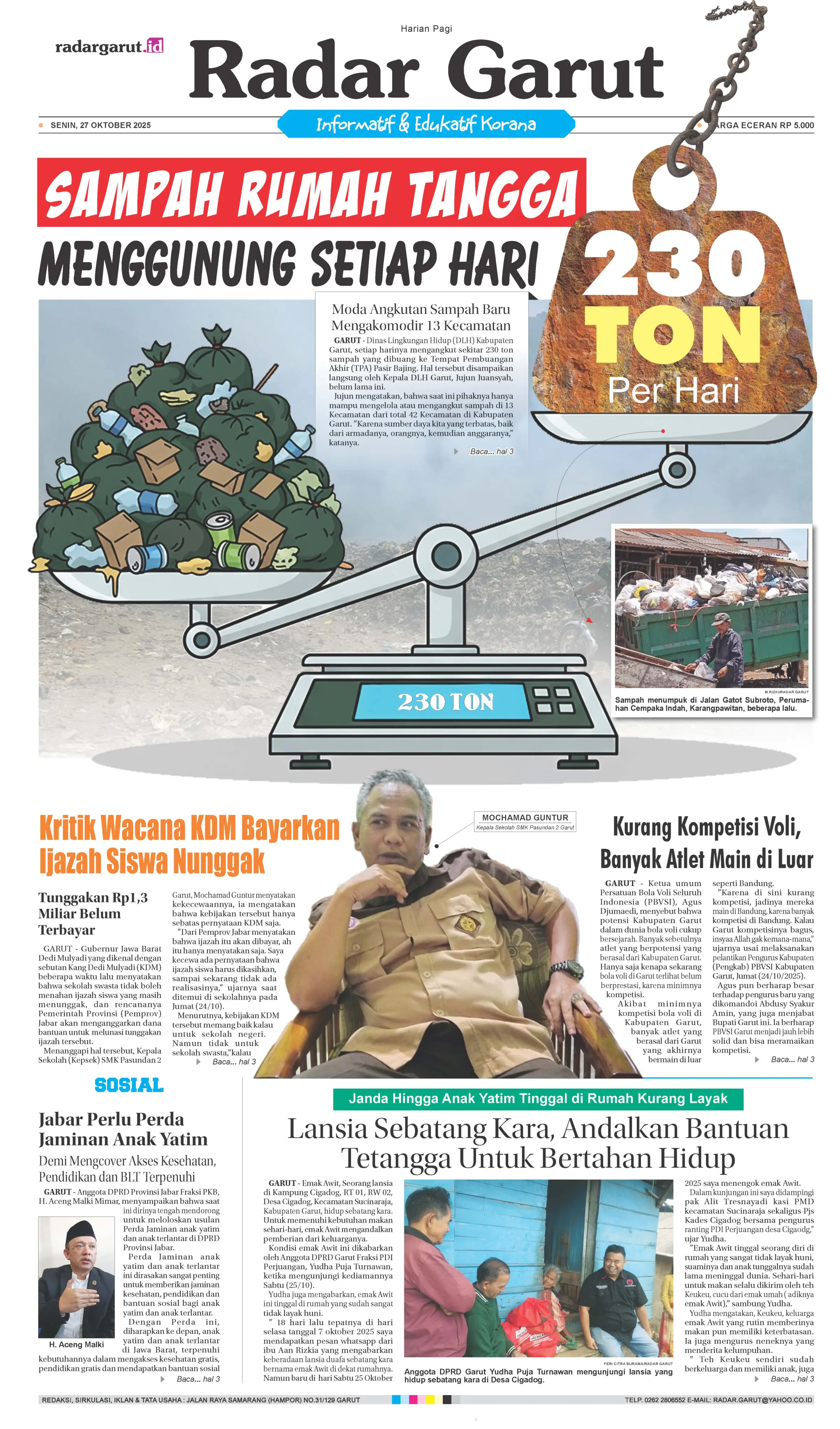 SENIN, 27 OKTOBER 1 HL