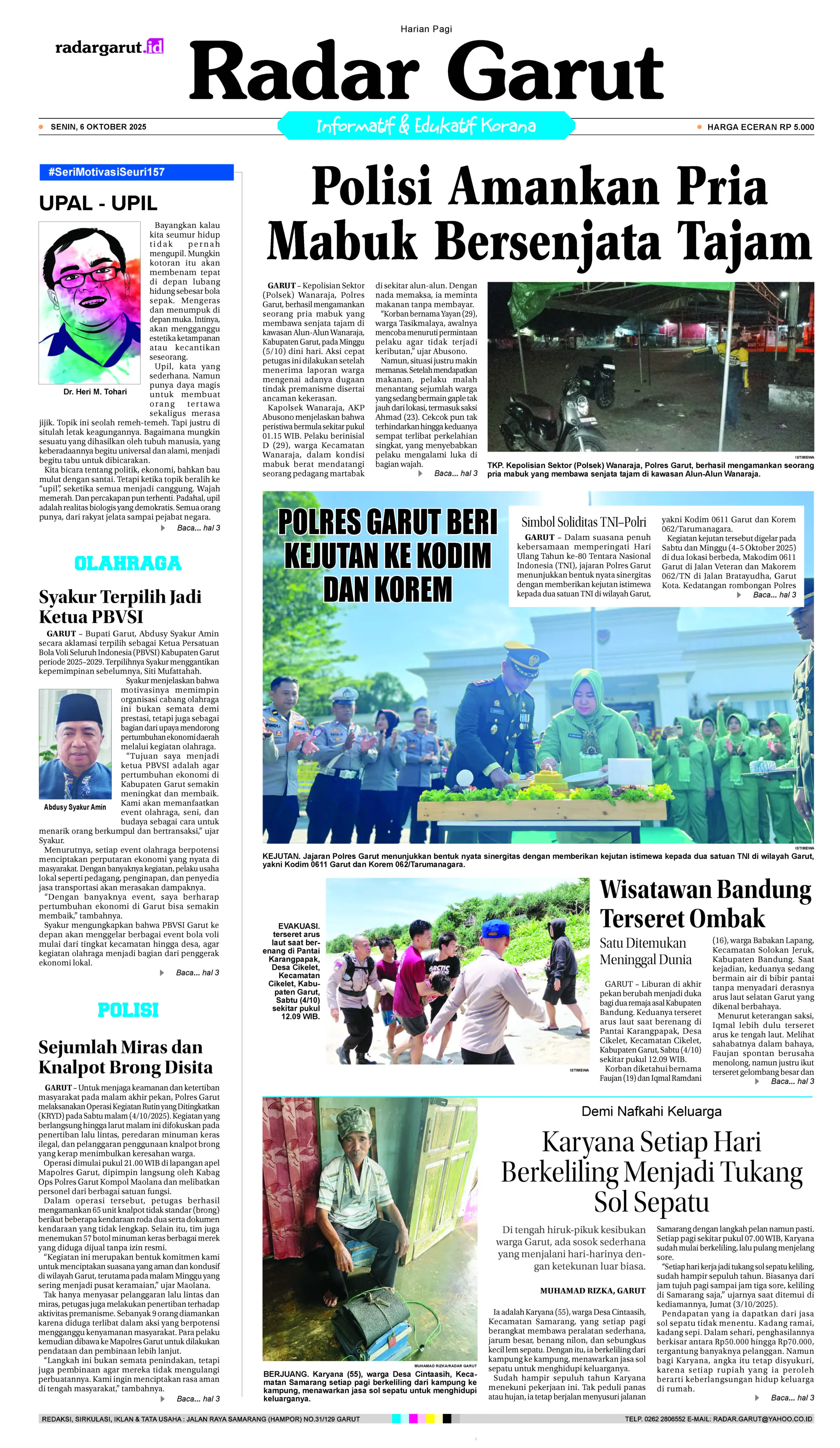 SENIN, 6 OKTOBER 1 HL