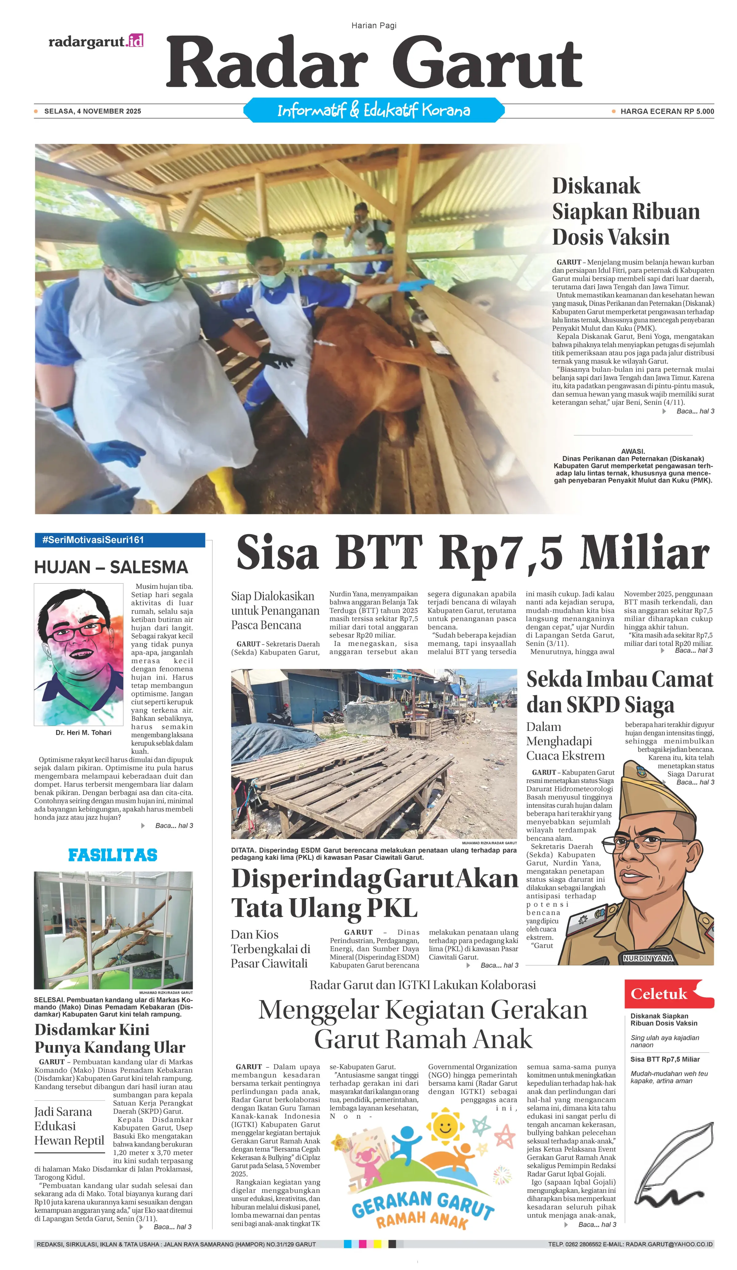 SELASA, 4 NOVEMBER 1 HL