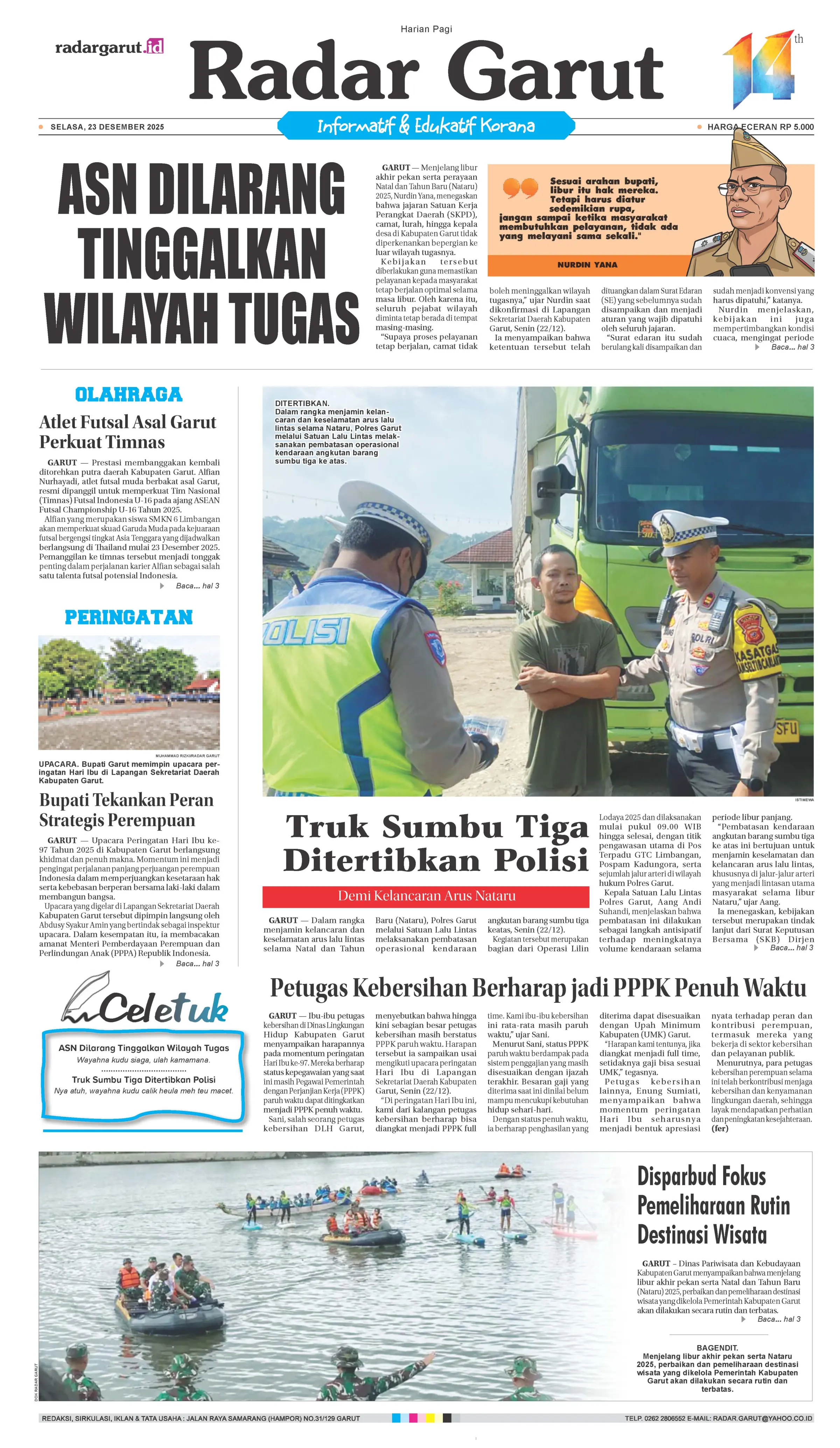 SELASA, 23 DESEMBER 1 HL