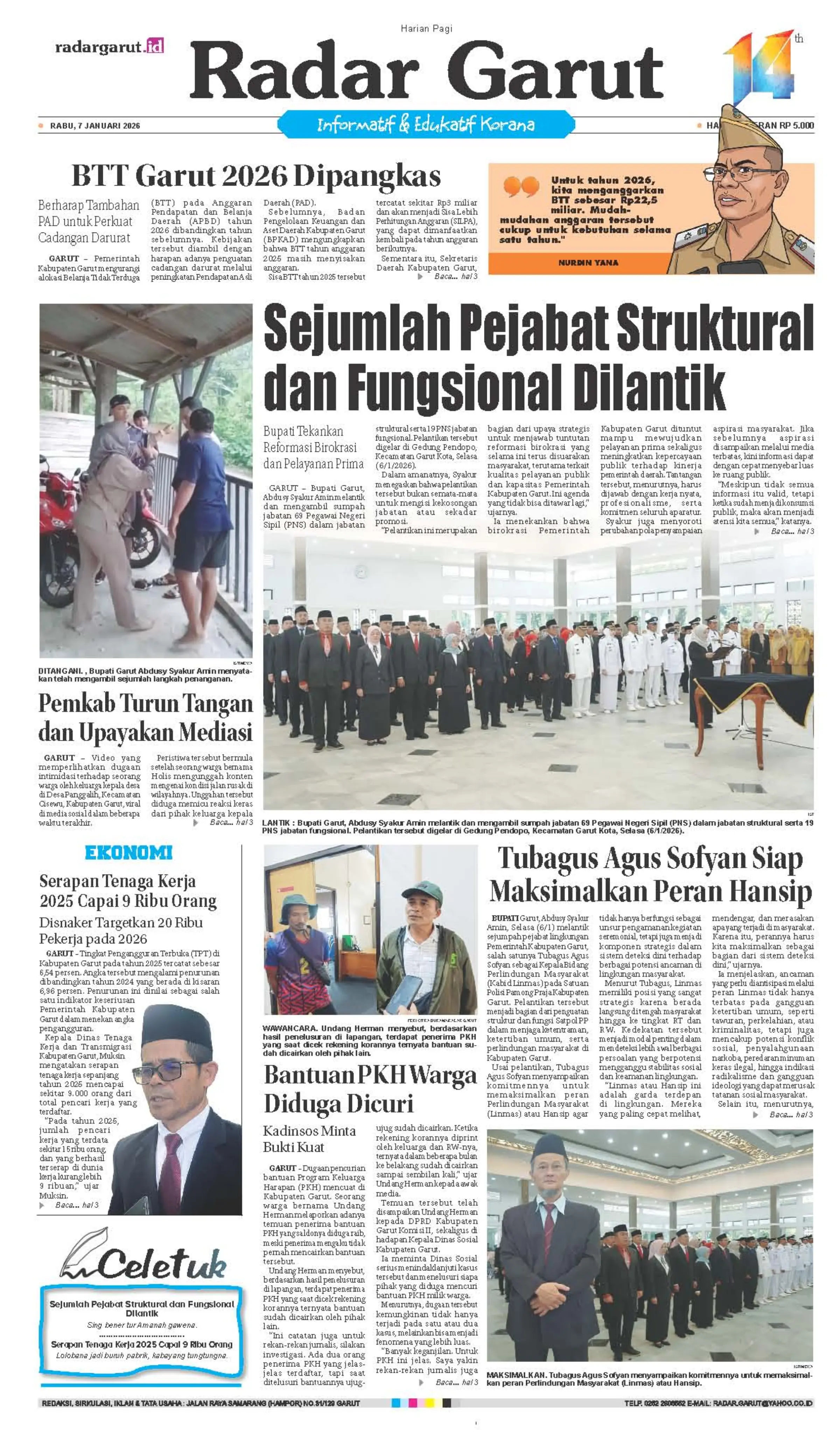 RABU. 7 JANUARI 1 HL