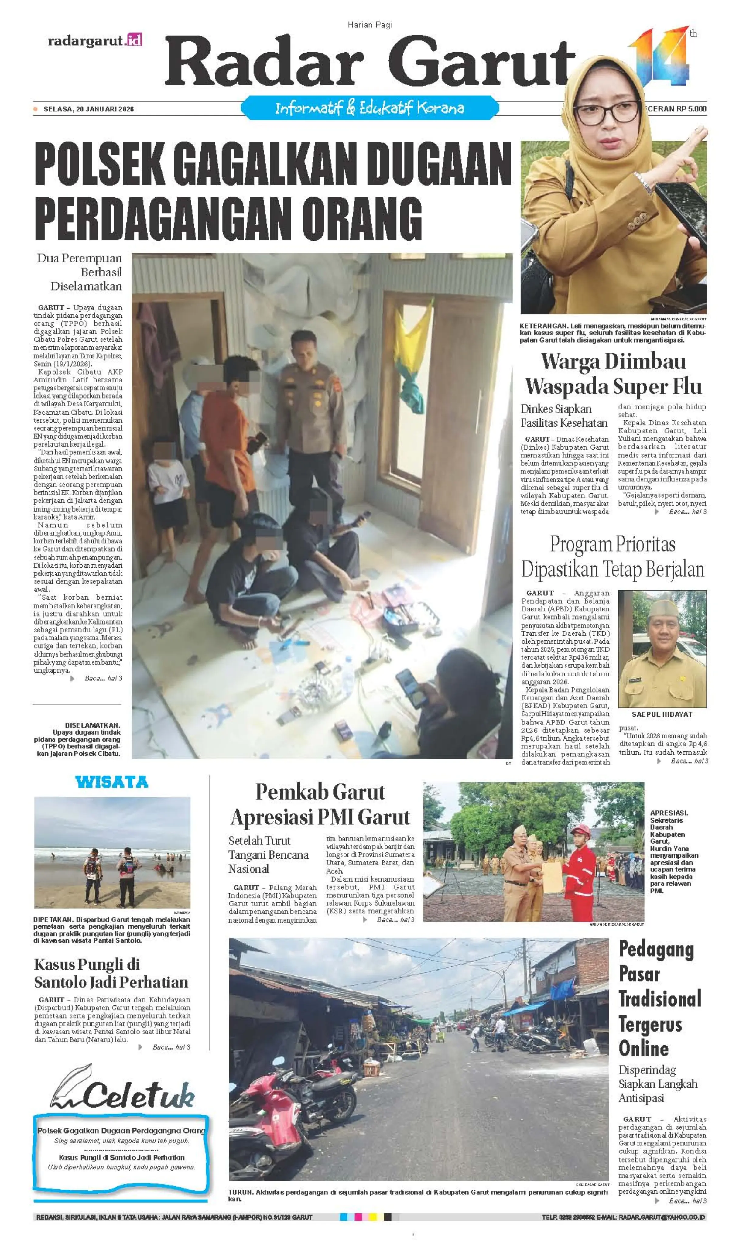 SELASA, 20 JANUARI 1 HL