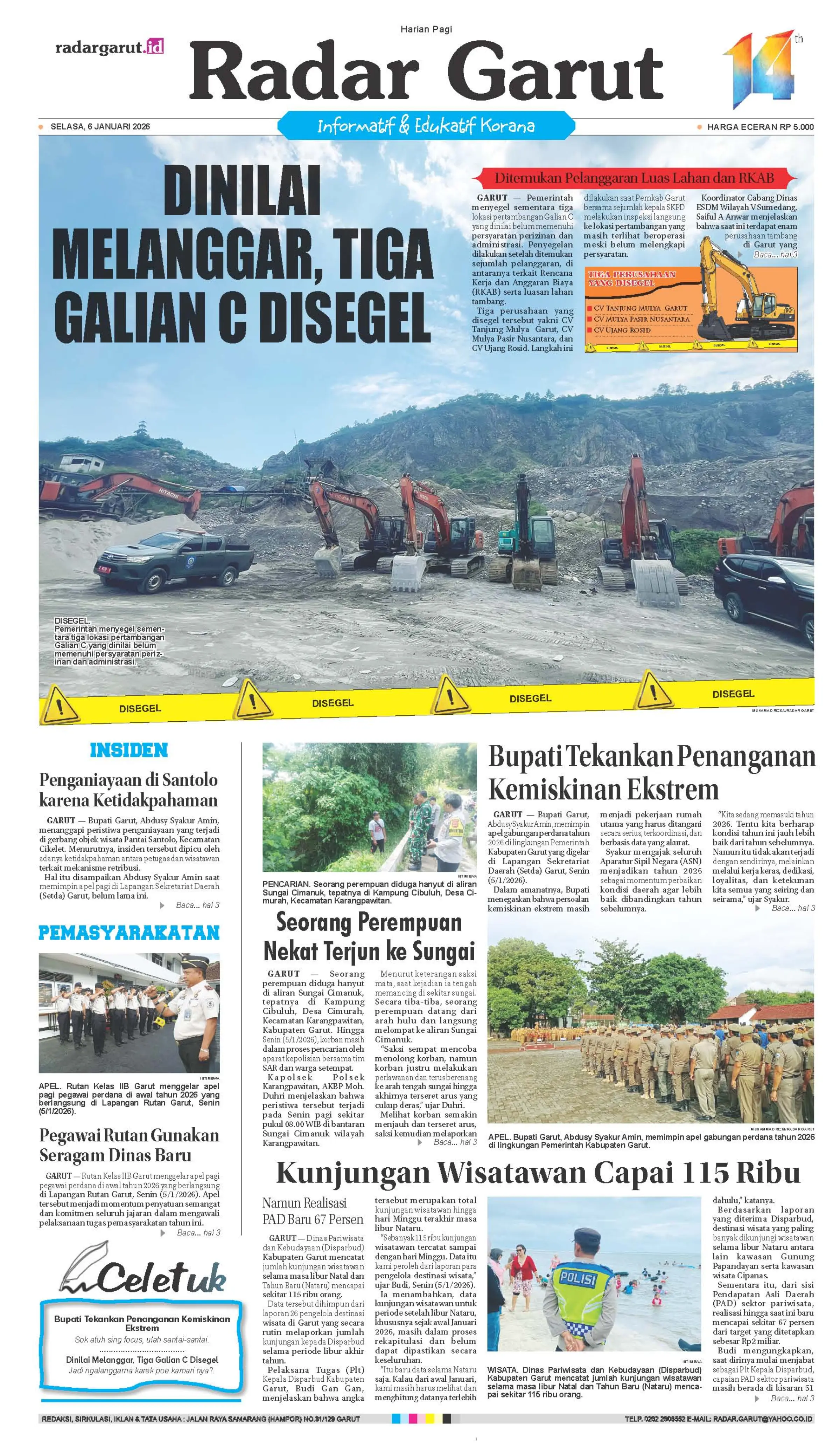 SELASA, 6 JANUARI 1 HL