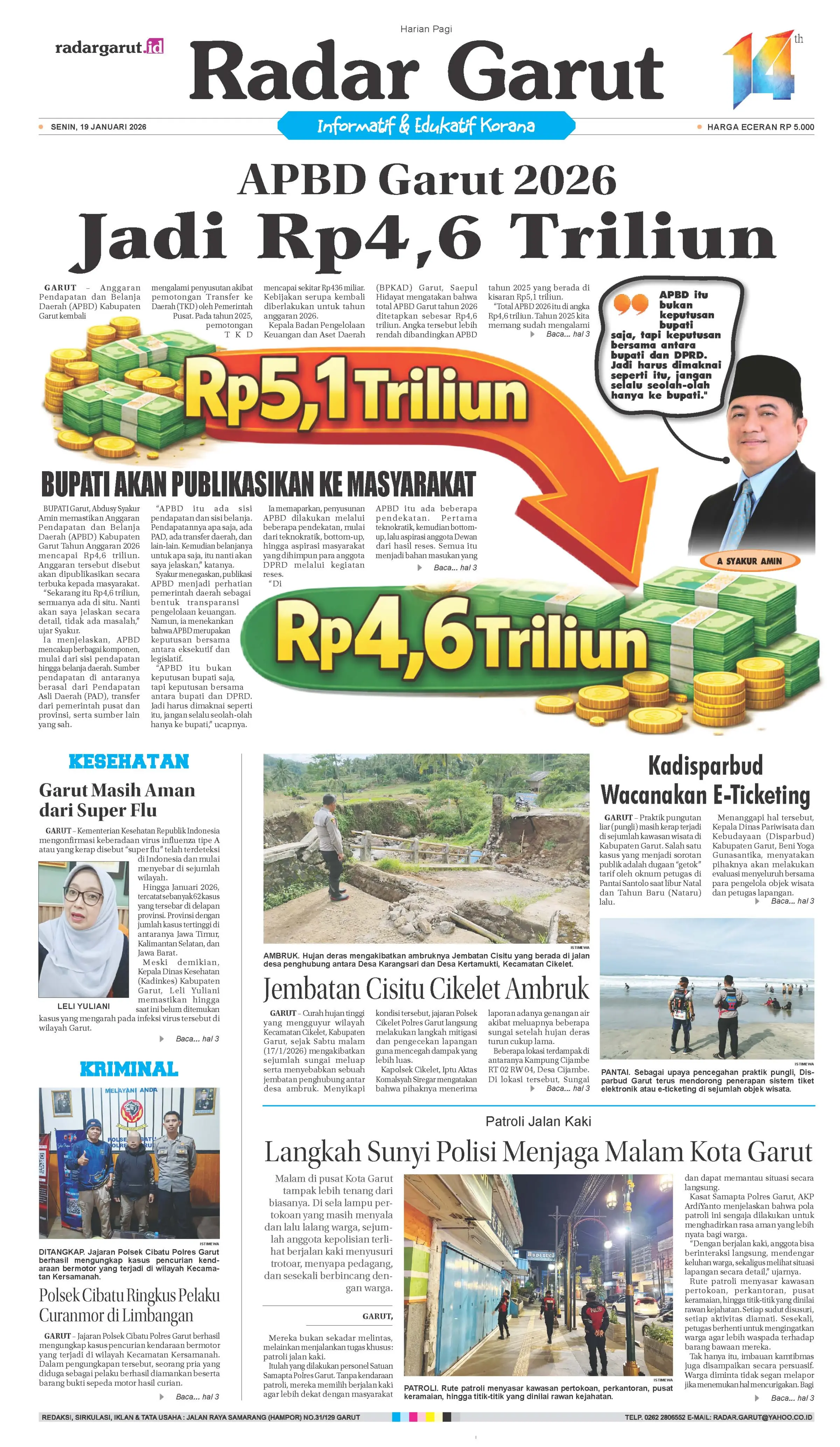 SENIN, 19 JANUARI 1 HL