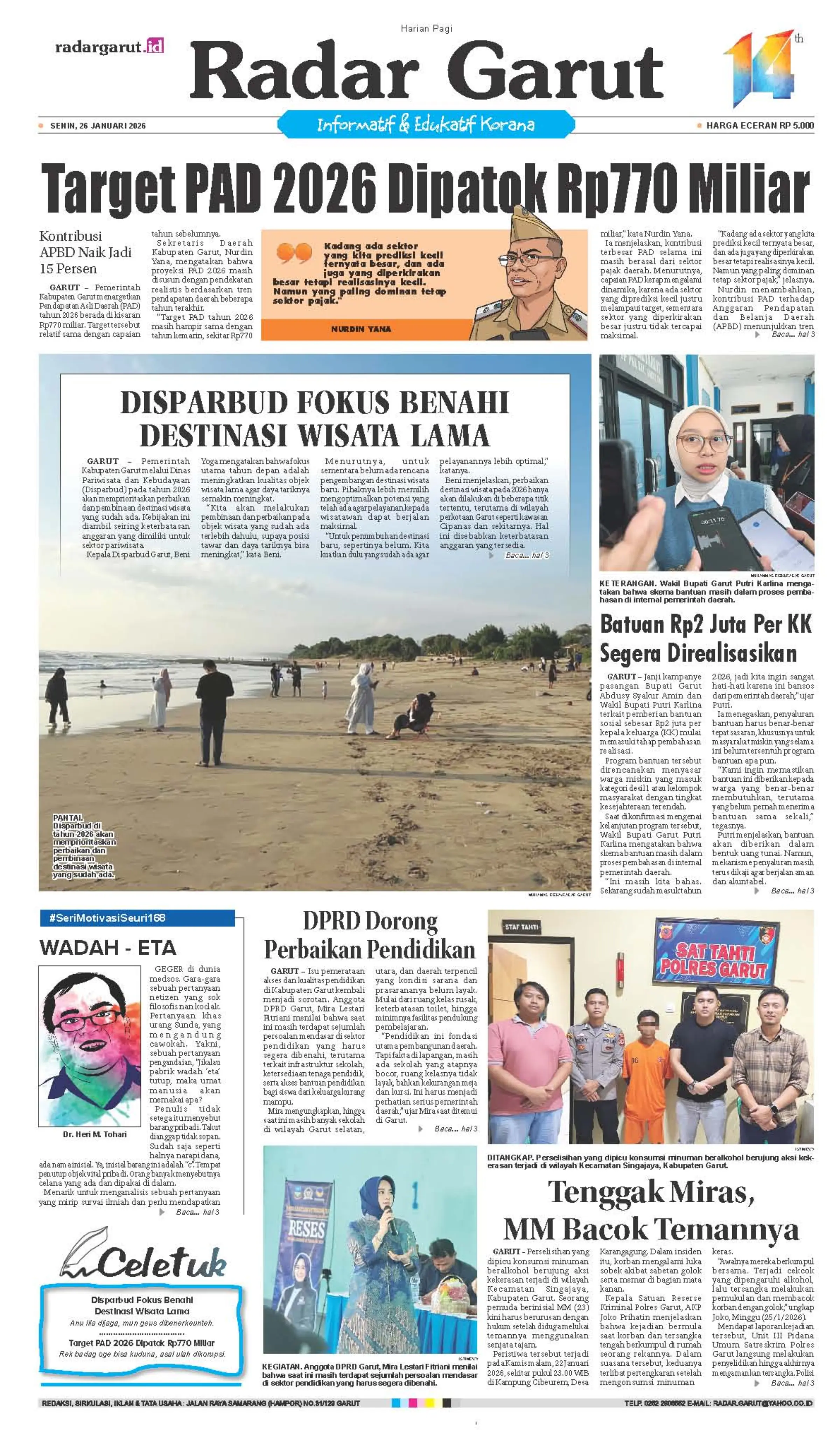 SENIN, 26 JANUARI 1 HL