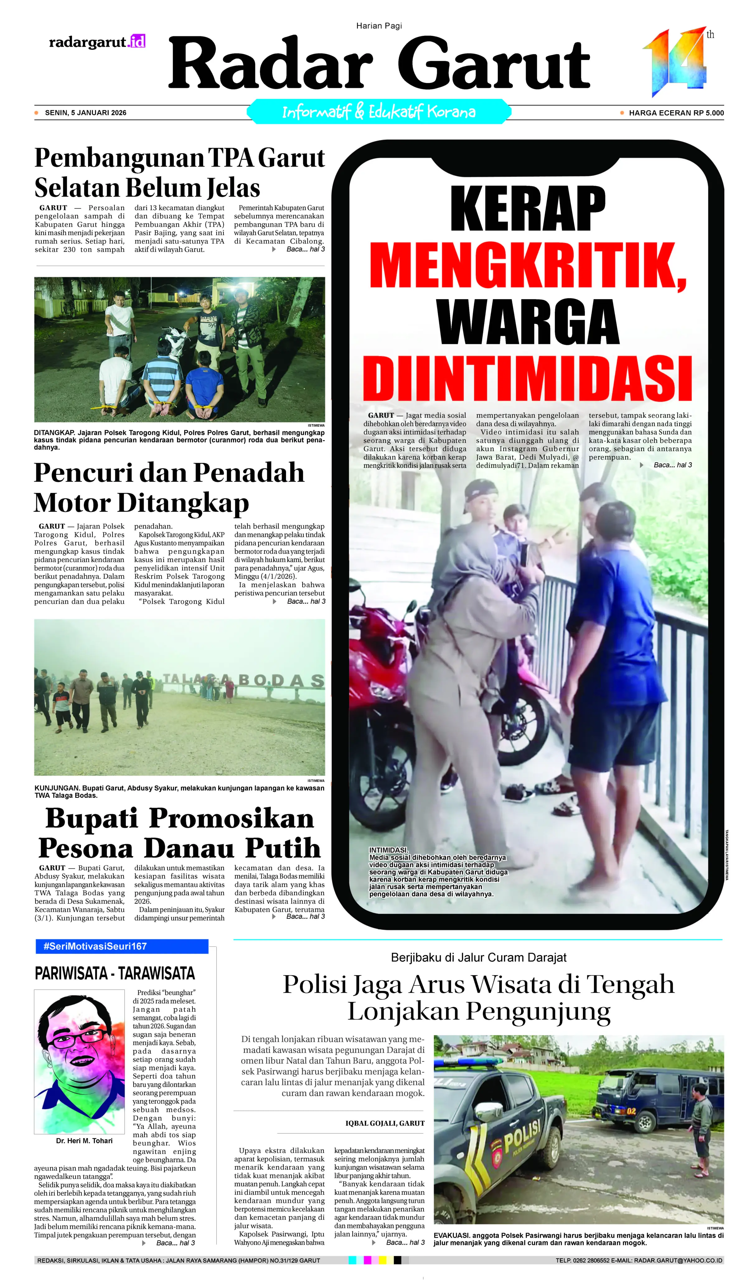 SENIN, 5 JANUARI 1 HL