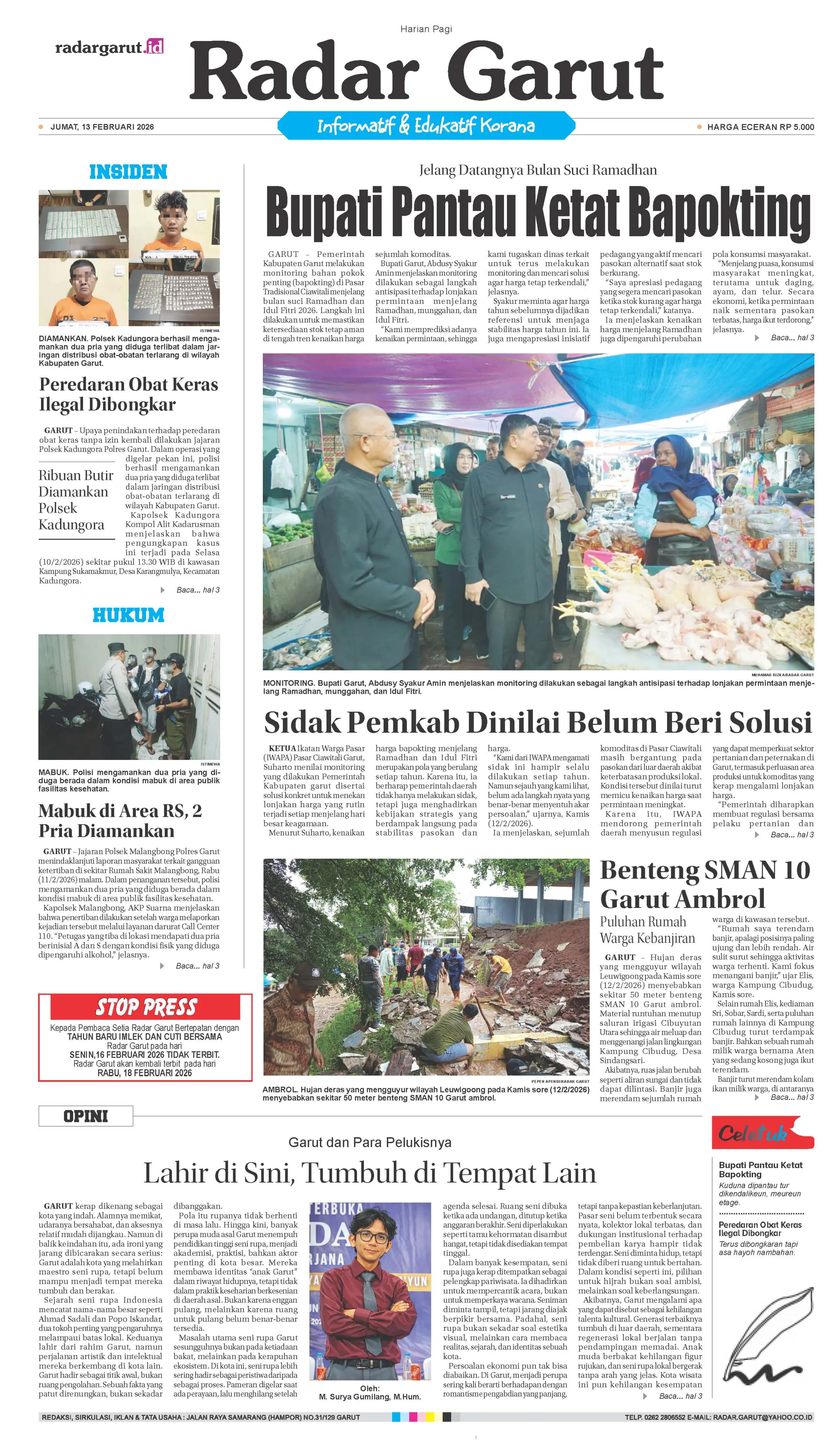 JUMAT, 13 FEBRUARI 1 HL