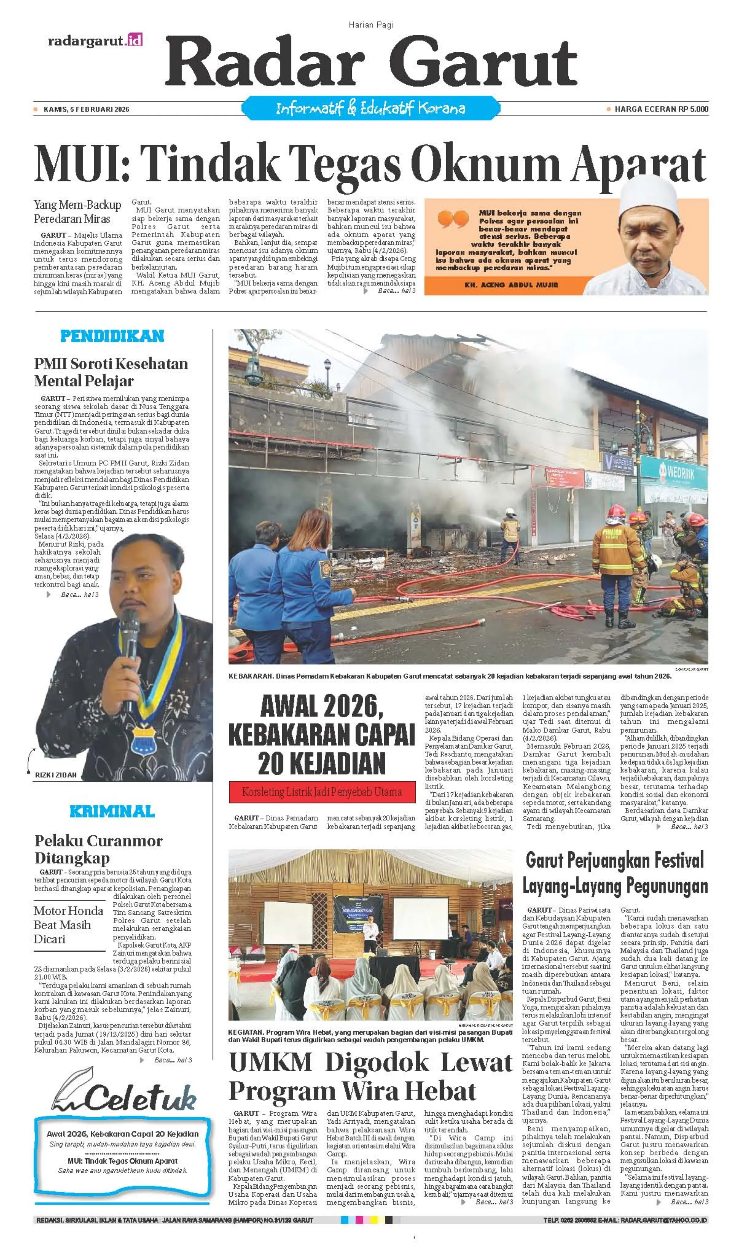 KAMIS, 5 FEBRUARI 1 HL