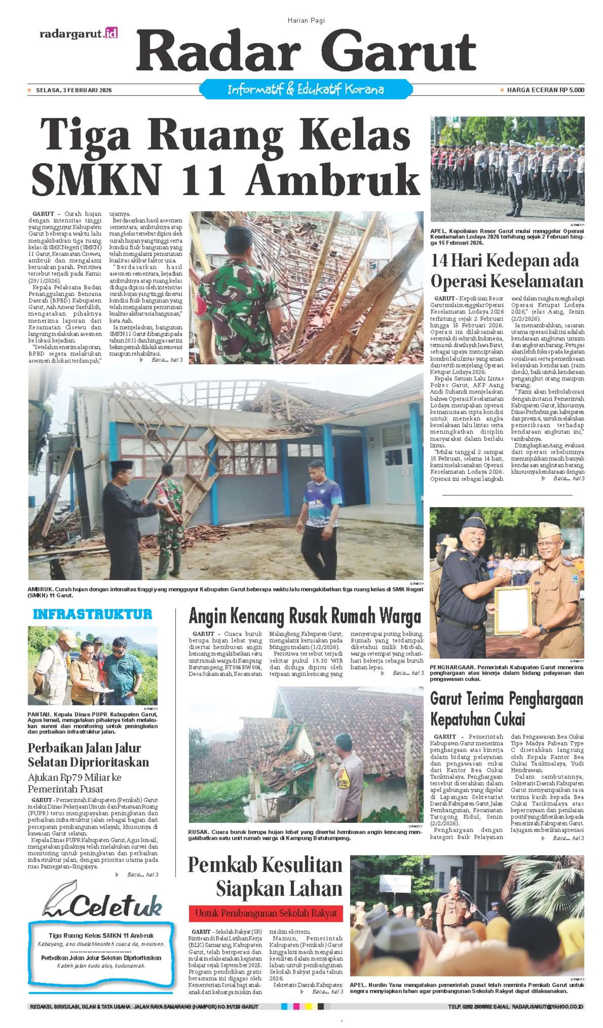 SELASA, 3 FEBRUARI 1 HL