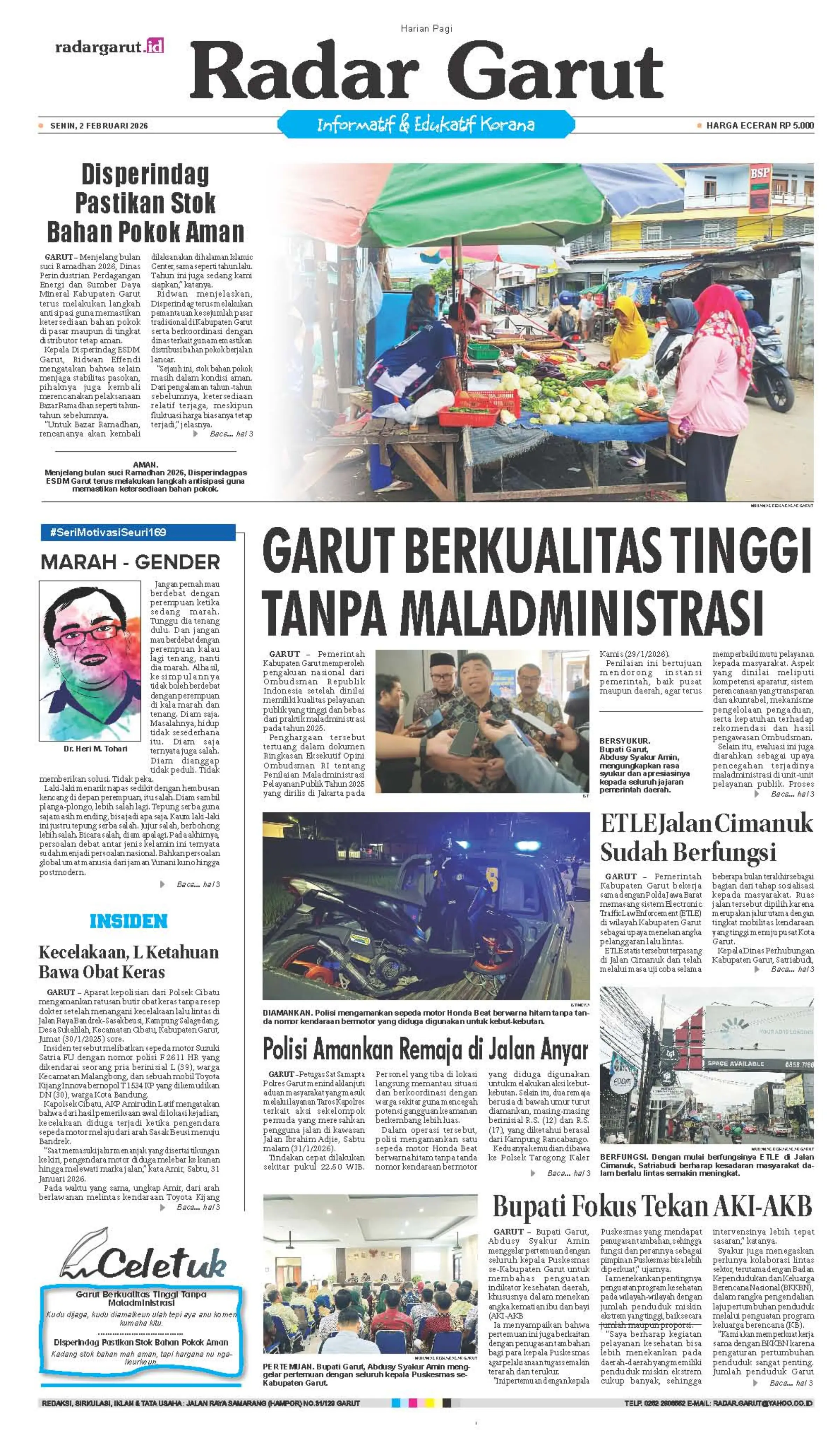 SENIN, 2 FEBRUARI 1 HL