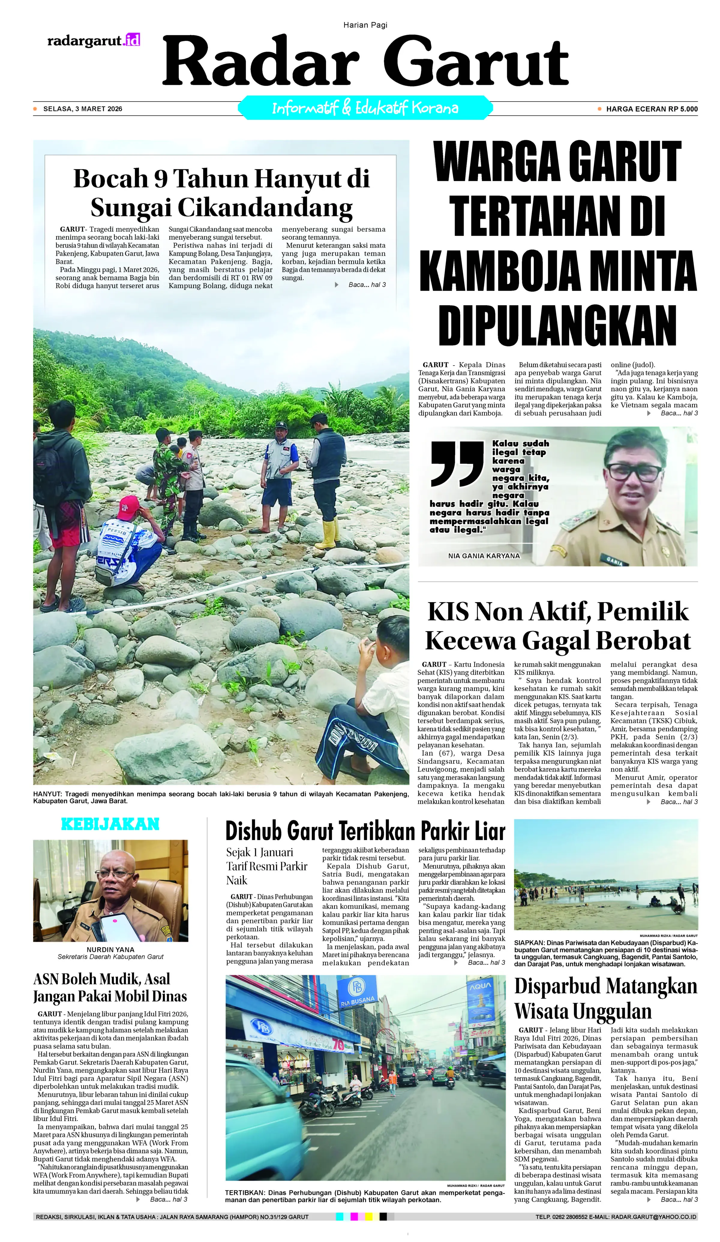 SELASA, 3 MARET 1 HL